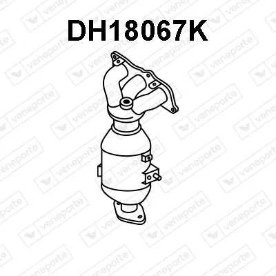 Manifold Catalytic Converter Daihatsu CUORE VII