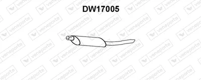 Rear Muffler Daewoo ESPERO · Daewoo ARANOS