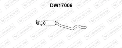 Front Muffler Daewoo ESPERO · Daewoo ARANOS