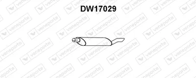 Rear Muffler Daewoo NEXIA