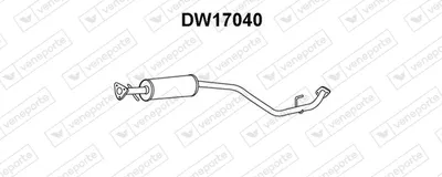 Front Muffler Daewoo LEGANZA
