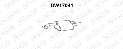 Rear Muffler Daewoo LEGANZA