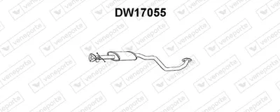 Centre Muffler Daewoo REZZO