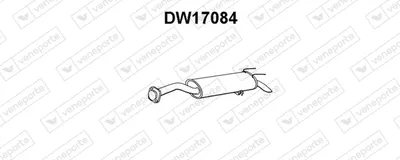 Rear Muffler Fso POLONEZ III · Fso POLONEZ III Saloon
