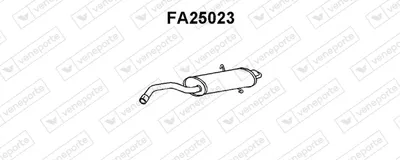 Rear Muffler Fiat RITMO