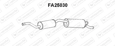Rear Muffler Fiat UNO