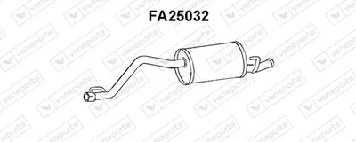 Rear Muffler Fiat PANDA · Autobianchi Y10