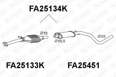 Catalytic Converter Fiat STILO · Fiat STILO Multi Wagon
