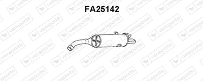 Rear Muffler Fiat RITMO