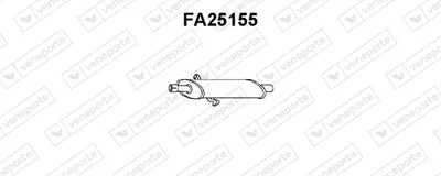 Centre Muffler Fiat TEMPRA · Fiat TEMPRA S.W. · Fiat TIPO