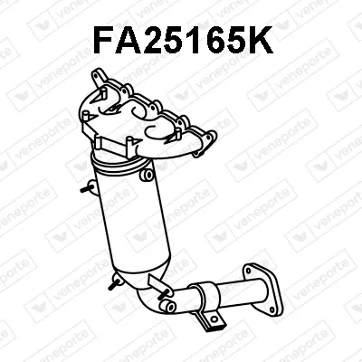 Manifold Catalytic Converter Fiat IDEA · Fiat 500 · Fiat 500 C