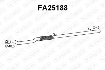 Exhaust Pipe Fiat PANDA · Fiat PANDA Hatchback Van