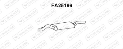 Rear Muffler Fiat 131