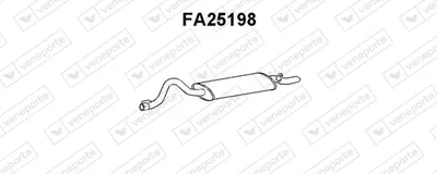 Rear Muffler Fiat 131