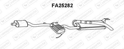 Rear Muffler Fiat BRAVA · Fiat BRAVO I