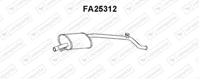 Rear Muffler Fiat PANDA