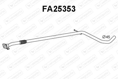Exhaust Pipe Fiat PANDA · Fiat PANDA VAN
