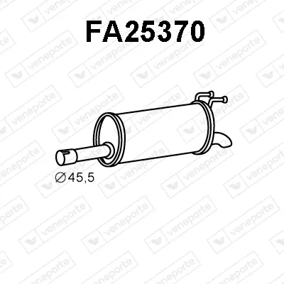Rear Muffler Fiat MULTIPLA