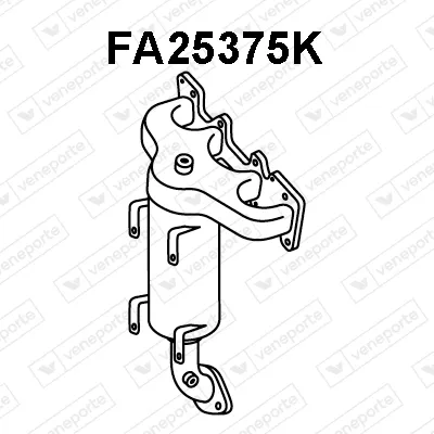 Catalytic Converter Alfa Romeo MITO · Fiat GRANDE PUNTO · Fiat LINEA