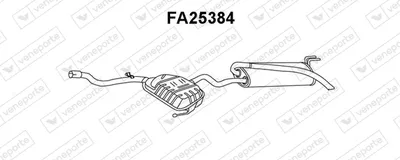 Rear Muffler Fiat MAREA