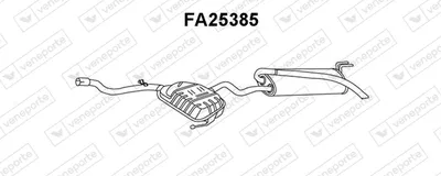 Rear Muffler Fiat MAREA Weekend