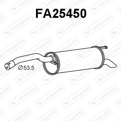 Rear Muffler Fiat STILO · Fiat BRAVO II