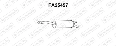 Rear Muffler Fiat DOBLO MPV · Fiat DOBLO Box Body/MPV