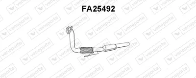 Front Muffler Fiat PUNTO