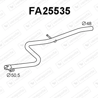 Exhaust Pipe Fiat DOBLO MPV · Fiat DOBLO Box Body/MPV