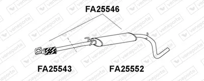 Front Muffler Fiat STILO · Fiat STILO Multi Wagon