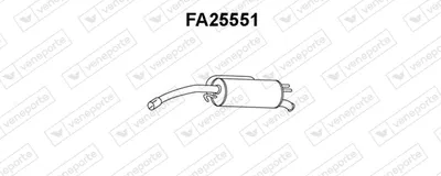 Rear Muffler Fiat STILO