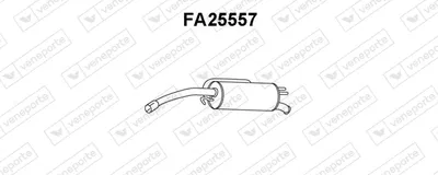 Rear Muffler Fiat STILO Multi Wagon