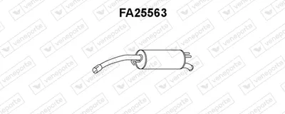 Rear Muffler Fiat STILO