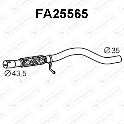 Exhaust Pipe Fiat SEICENTO / 600