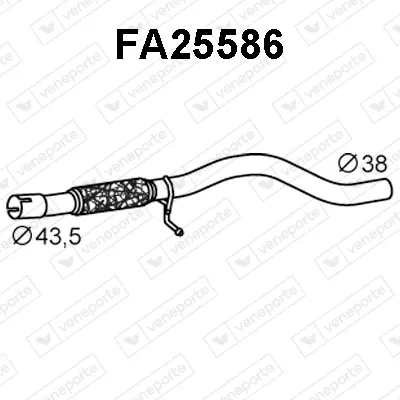 Exhaust Pipe Fiat SEICENTO / 600