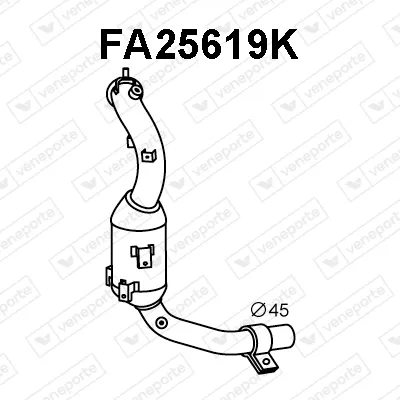 Catalytic Converter Alfa Romeo MITO · Fiat 500 · Fiat 500 C