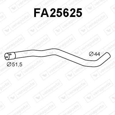 Exhaust Pipe Fiat PANDA · Fiat 500 · Fiat PANDA Hatchback Van