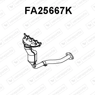 Manifold Catalytic Converter Fiat IDEA · Lancia YPSILON