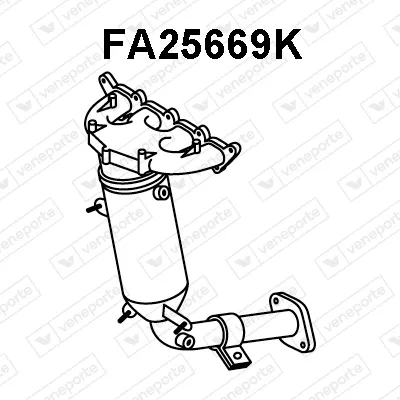 Manifold Catalytic Converter Fiat PUNTO · Fiat PANDA · Fiat IDEA