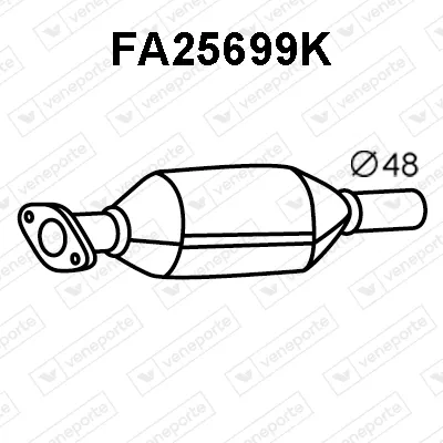 Catalytic Converter Fiat PALIO Weekend · Fiat STRADA Pickup
