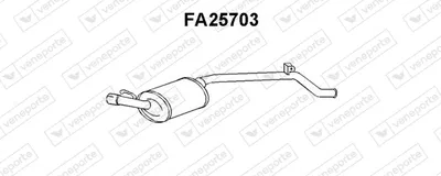 Rear Muffler Fiat PANDA