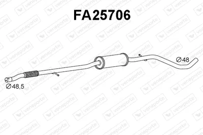 Front Muffler Fiat PANDA · Fiat PANDA Hatchback Van