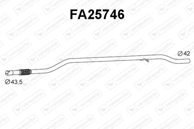 Exhaust Pipe Fiat PANDA · Fiat PANDA Hatchback Van