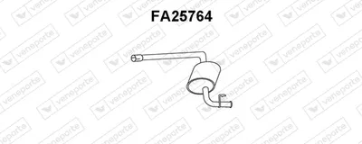 Rear Muffler Fiat FIORINO Box Body/MPV · Fiat FIORINO Pick up