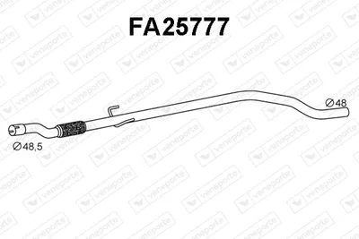Exhaust Pipe Fiat GRANDE PUNTO · Fiat PUNTO EVO · Fiat GRANDE PUNTO Van