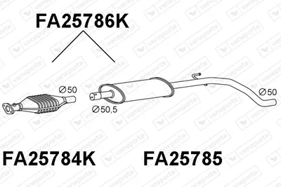 Catalytic Converter Fiat GRANDE PUNTO