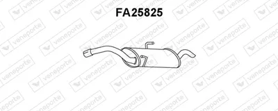 Rear Muffler Citroën EVASION MPV · Citroën JUMPY I · Citroën JUMPY I Platform/Chassis