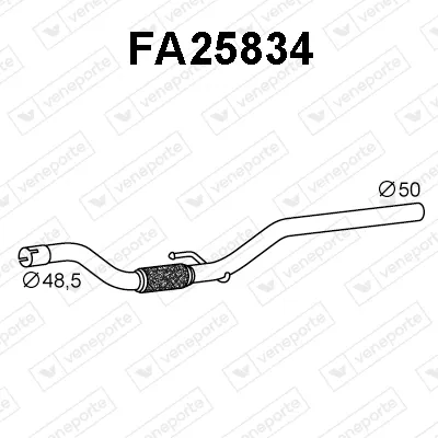 Exhaust Pipe Fiat DOBLO MPV · Fiat DOBLO Box Body/MPV