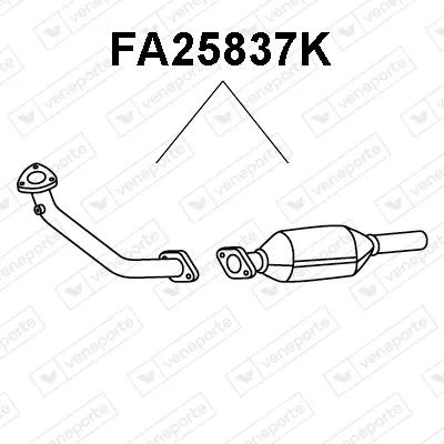 Catalytic Converter Fiat PANDA · Lancia Y10 · Autobianchi Y10