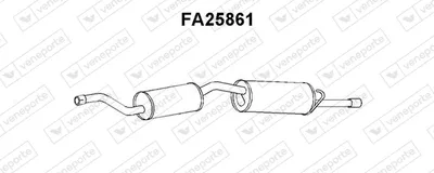 Rear Muffler Fiat UNO